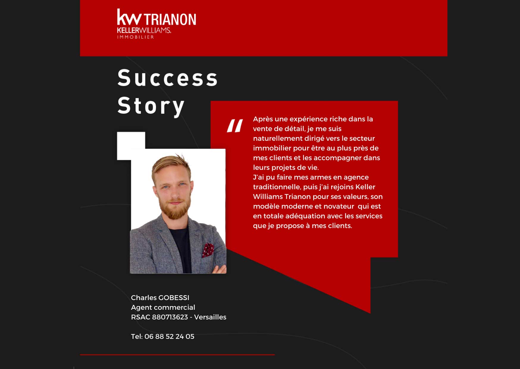 Success Story Charles Gobessi